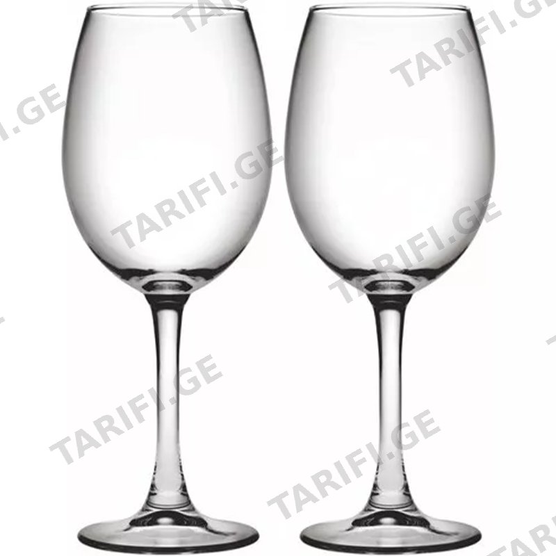 ღვინის ჭიქა PASABAHCE CLASSIQUE (360 მლ, 12 ც)