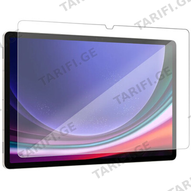 პლანშეტის ეკრანის დამცავი GLASS PRO+ FULL SCREEN TEMPERED GLASS SAMSUNG X810 GALAXY TAB S9+ 12.4 INCH 2023 TRANSPARENT