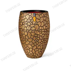 ქოთანი ყვავილის Capi Europe Vase elegant deluxe Clay NL 56x85სმ ოქროსფერი