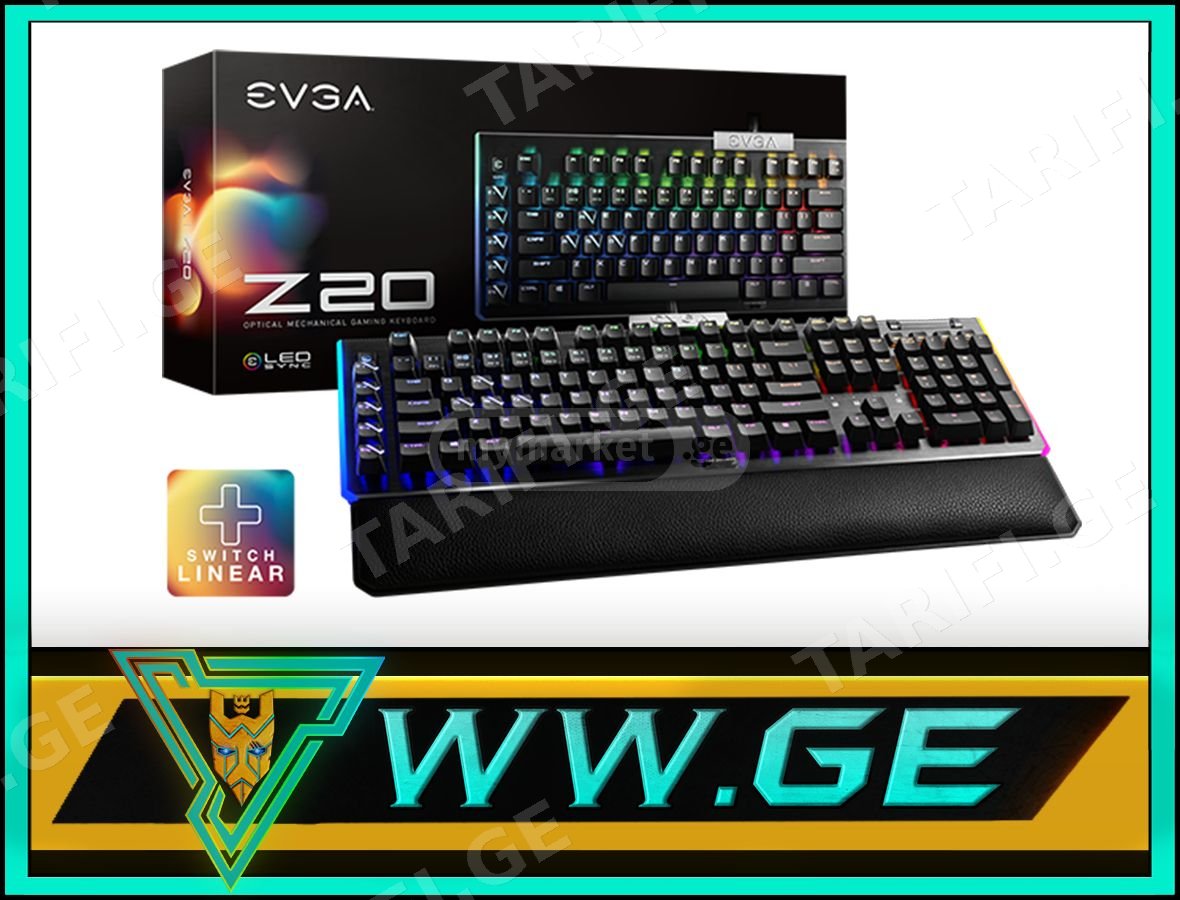 ✅აქცია✅ EVGA Z20 RGB Optical Mechanical Gaming Keyboard ✅