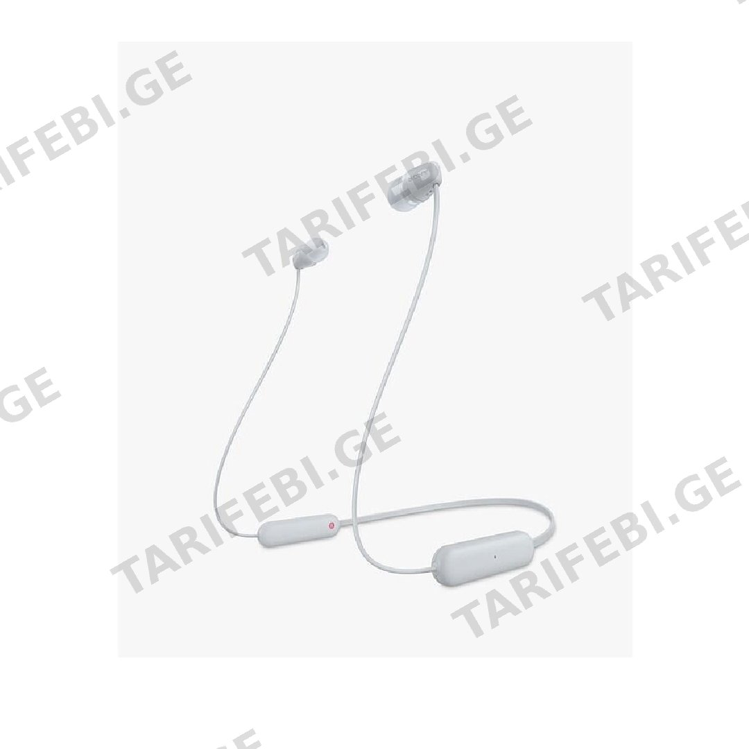 SONY Wireless In-ear Headphones WI-C100/WZ white