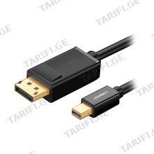 UGREEN MD105 Mini Display Port to DP კაბელი 1.5მ