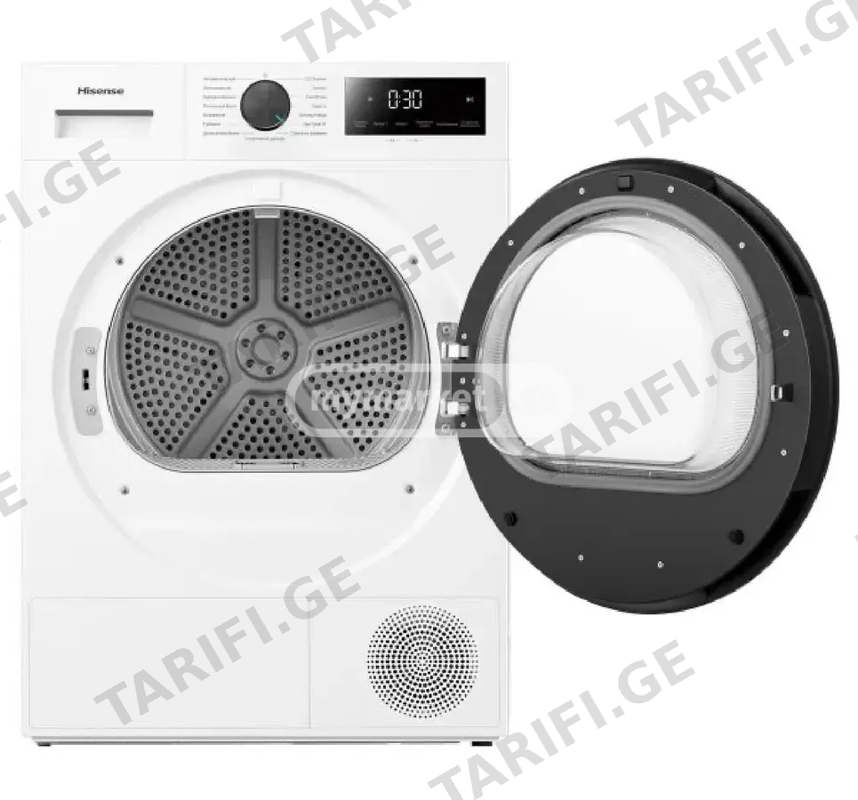 საშრობი მანქანა Hisense DH1I800UW2E 8კგ