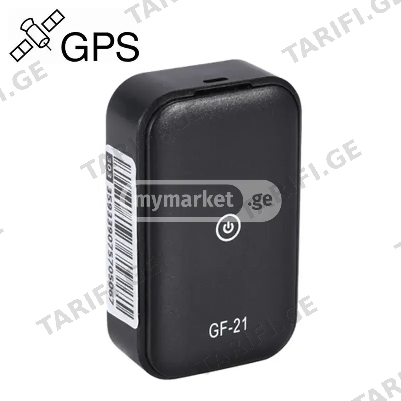 GF21 მინი GPS ტრეკერი ავტომობილისა და შინაური ცხოველებისთვის