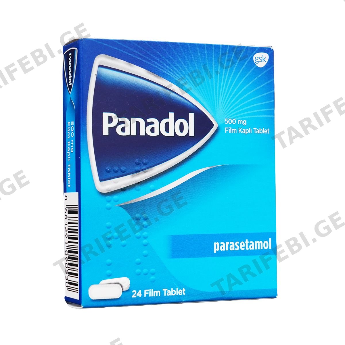 პანადოლი - Panadol 500მგ 24 ტაბლეტი