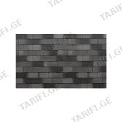 შინგლი ეკო რუფი მართკუთხედი ნაცრისფერი (Eco roof)