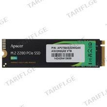 APACER AS2280Q4X M.2 PCIE 4.0 SSD მყარი დისკი 2TB