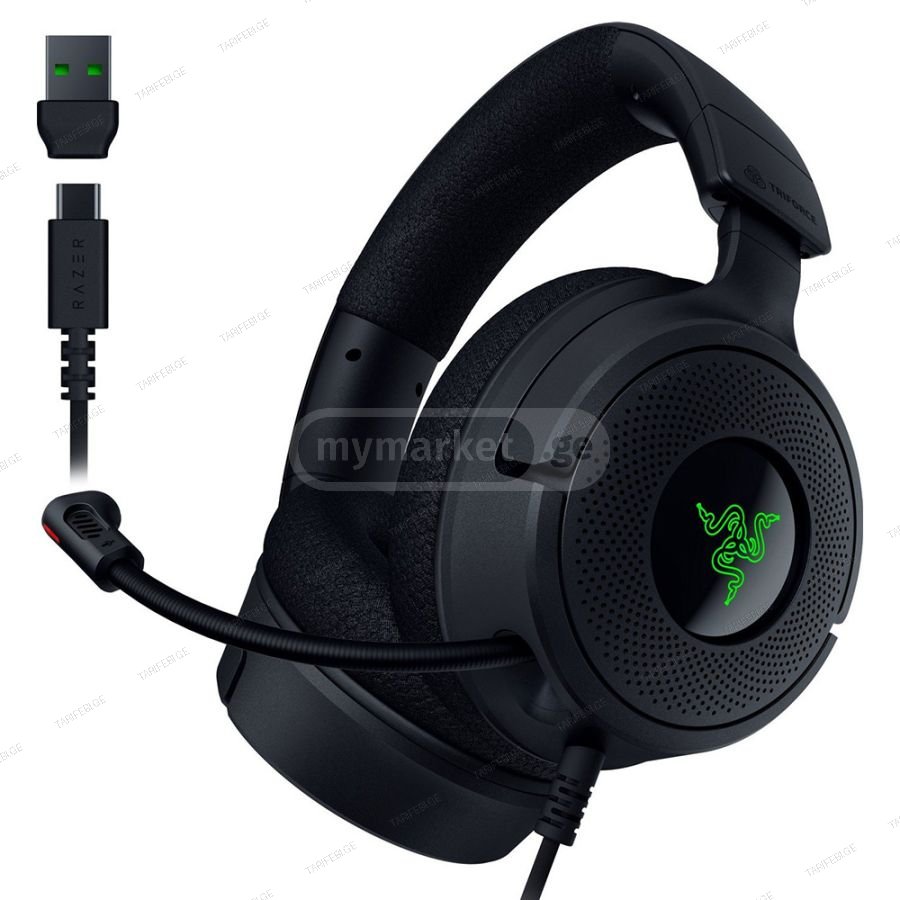 Razer Gaming Headset Kraken V4 X, 7.1, USB-A, 1.8м, RGB, bla