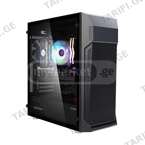 ქეისი - Zalman Z1 Plus Black - 3x120 Fan