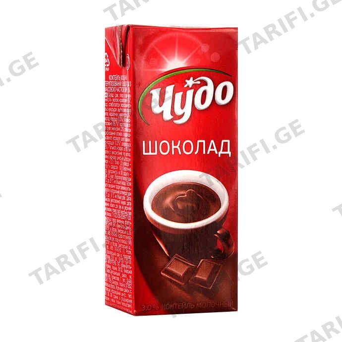 პუდინგი /ჩუდო/ შოკოლადის (3%) 200გრ