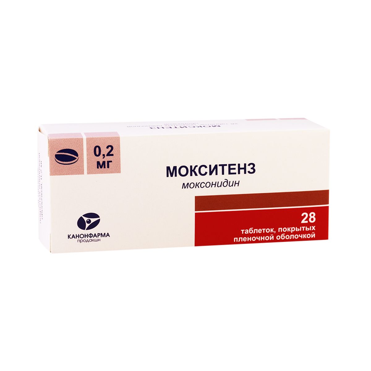 მოქსიტენზი - Moxitens 0.2მგ 28 ტაბლეტი