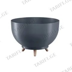 საყვავილე ქოთანი ფეხებით FORM PLASTIC Bowl Satina 30 ანტრაციტი