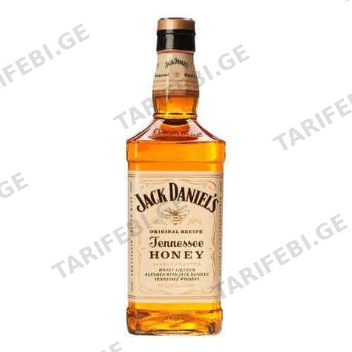 ლიქიორი ჯეკ დენიელსი ჰანი 35% /Jack Daniels Honey/ 0,5ლ