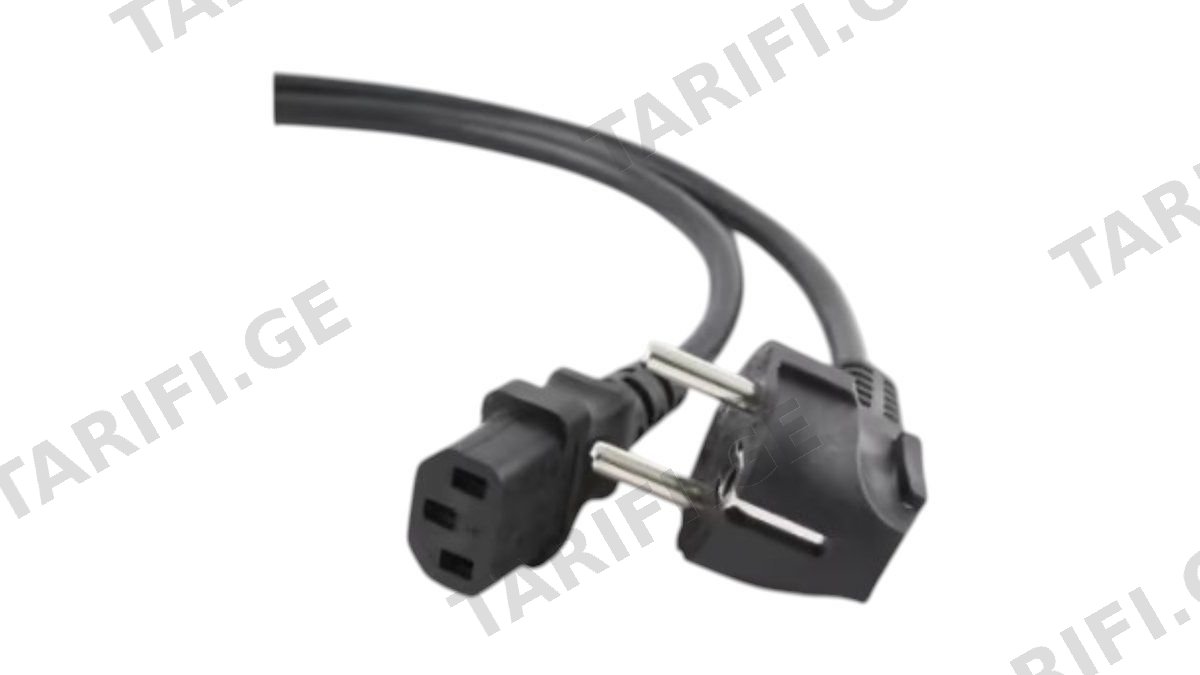 დენის კაბელი: Gembird PC-186 Power Cable for PC 1.8m