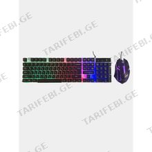 VIPBEN F92 Gaming კლავიატურა + მაუსი
