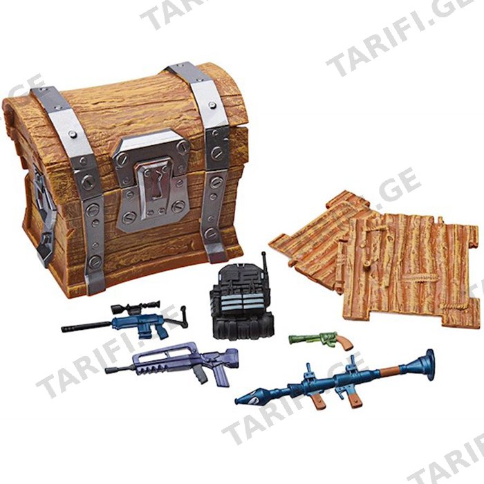 სათამაშო ნაკრები FORTNITE JAZWARES FTN LOOT CHEST ASSORTMENT (FNT0001)