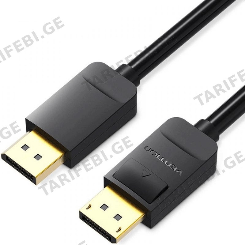 კაბელი VENTION HACBJ DP CABLE BLACK (5 M)