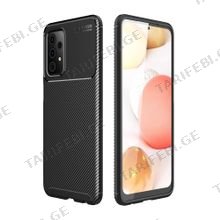 კარბონის ქეისი Samsung Galaxy A52 Focus Carbon Case - შავი