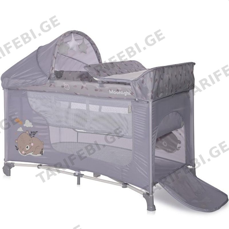 საწოლ-მანეჟი LORELLI MOONLIGHT 2 PLUS GREY