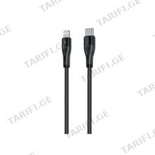 Cable Proove Soft Silicone Type-C to Lightning 27W (2m) black