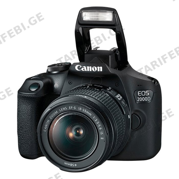 ფოტოაპარატი CANON EOS 2000D EF-S 18-55 IS II KIT