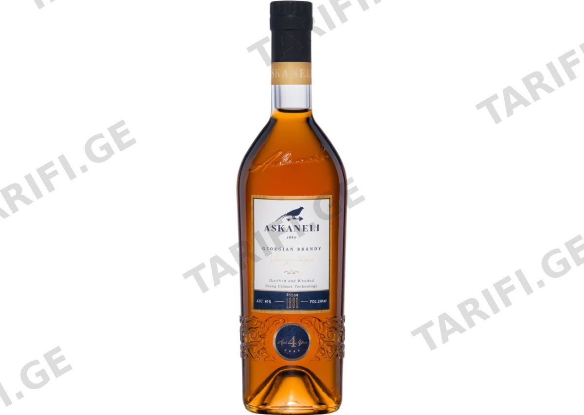 ქართული ბრენდი, ასკანელი 4 წლიანი - 0.5L