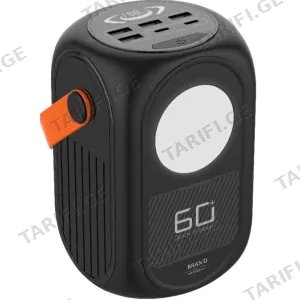 2E Power Bank Travel 60 000mAh PD Black (2E-PB6001PD-BLACK)
