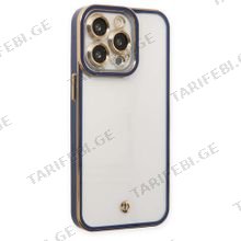 iPhone 14 Pro Liva lense Case სილიკონის ქეისი - ლურჯი