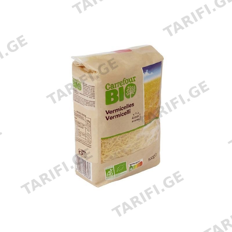 CRF BIO პასტა ვერმიშელი-500გრ