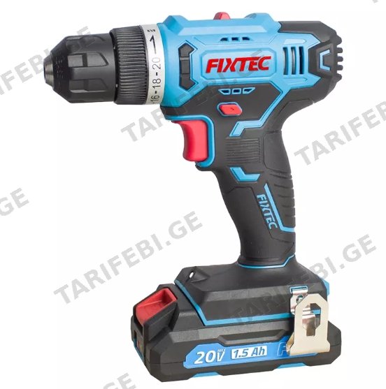 სახრახნისი FIXTEC FCD2001X-1 20 V