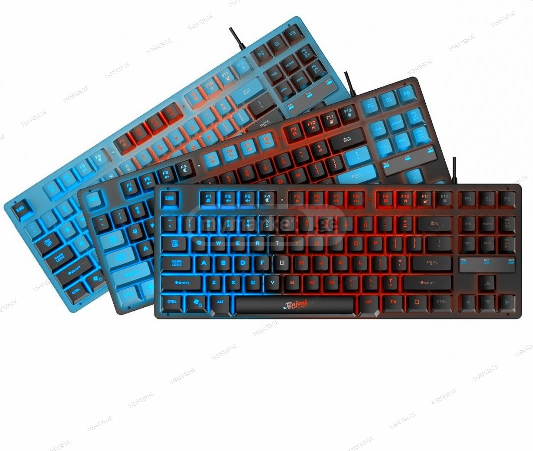 BAJEAL KB10 keyboard 87-key mechanical feel rainbow
