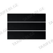 კაფელი Dallas Glossy Black 6.5X20