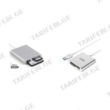 UNITEK Y-9313 (CF/SD/Micro SD) USB 3.0 CARD READER ბარათის წამკითხველი