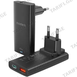 Coetech PD6011 67W GAN A+C Wall Charger