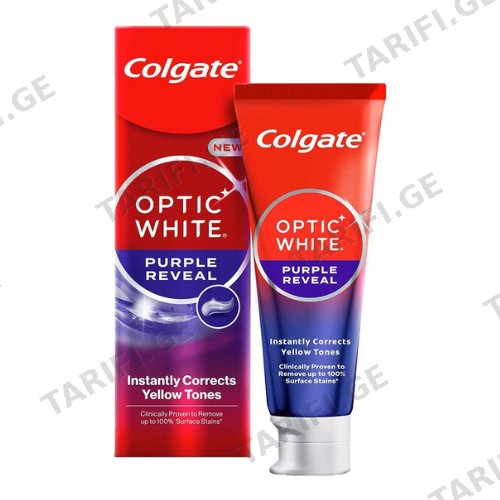 ქოლგეითი - კბ/პასტა Optic White Purple მათეთრებელი 75მლ