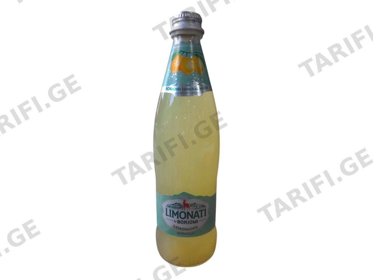 ბორჯომი ლიმონათი შუშა ციტრუსი 0.5 L