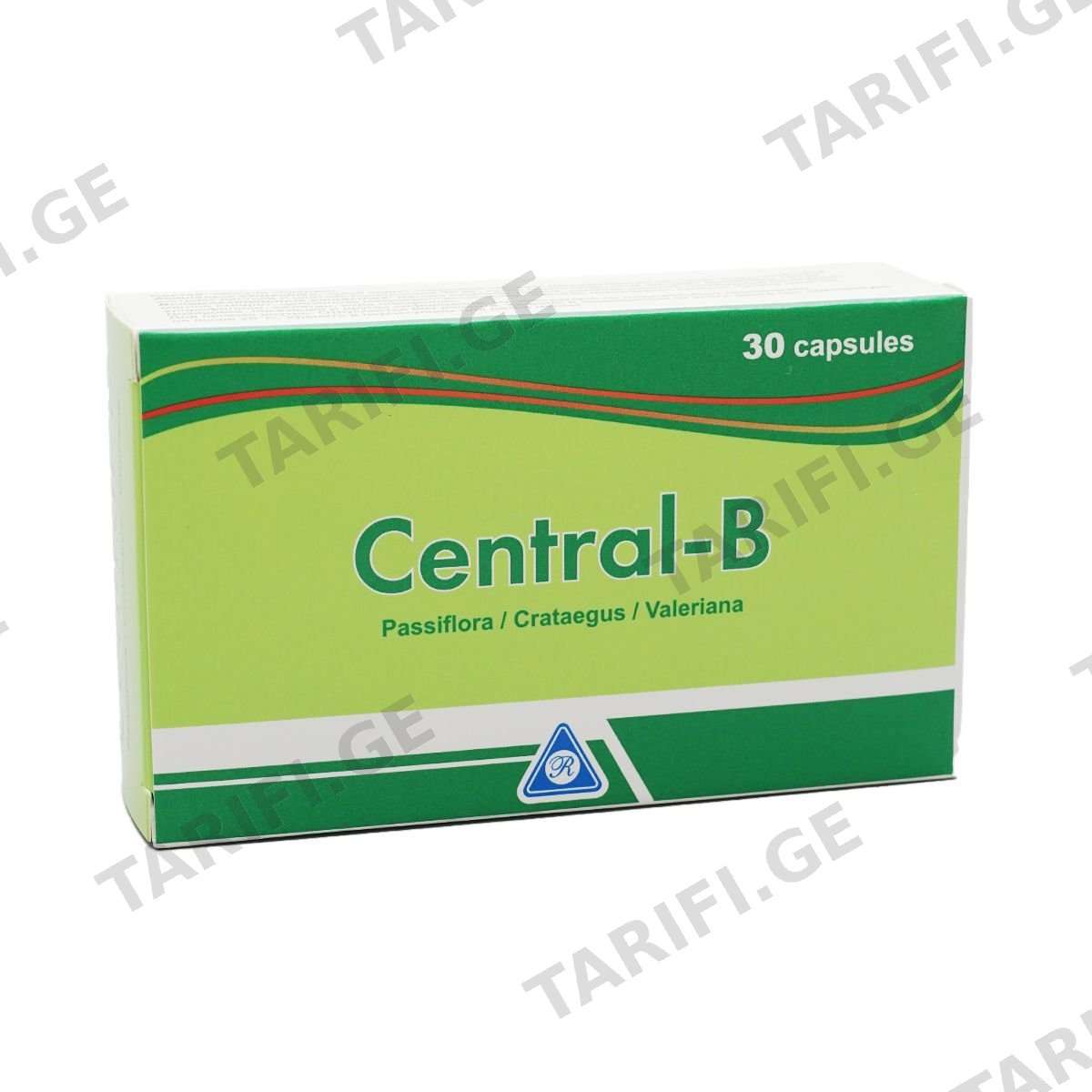 ცენტრალ-B - Central-B 25/25/100მგ 30 კაფსულა