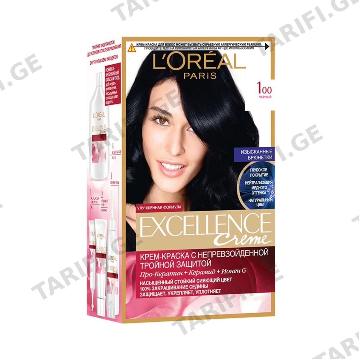 თმის საღებავი Excellence N100 2878/1089 ლორეალი - Loreal