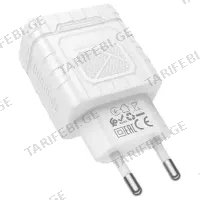 დამტენი ადაპტერი HOCO DC108 COOL PD20W TYPE-C თეთრი
