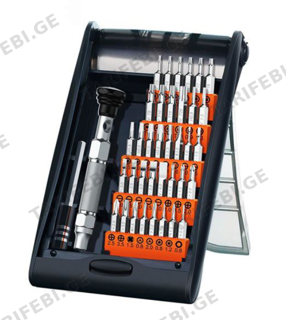ხელსაწყოების ნაკრები UGREEN CM372 (80459) 38-in-1 Aluminum Alloy Screwdriver Set Black