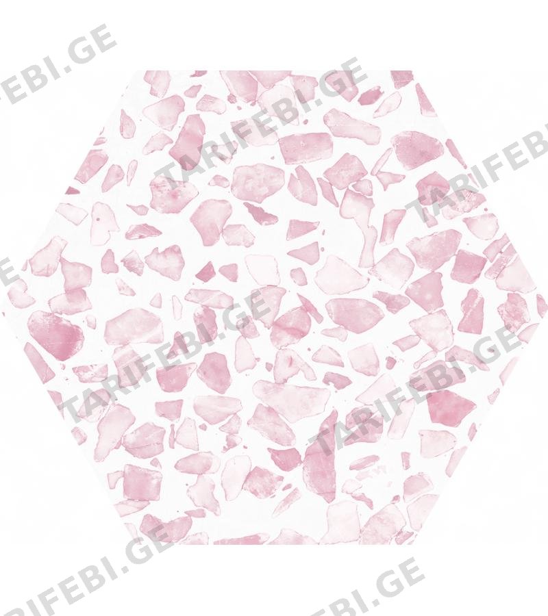 კერამ. ფილა RIAZZA HEX PINK 23.2X26.7 CIFRE S.L.