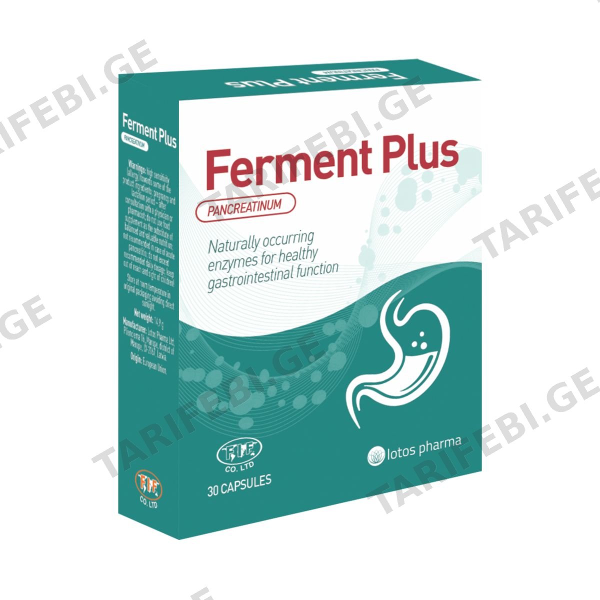 ფერმენტ პლუსი - Ferment Plus N30 კაფსულა