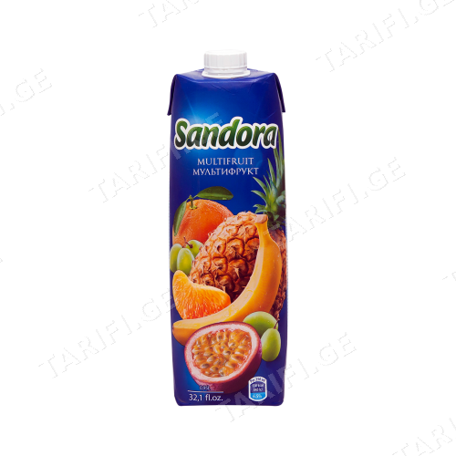 წვენი მულტიხილი 0.97 ლ სანდორა