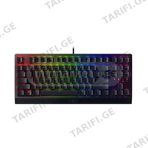 მექანიკური კლავიატურა - Razer BlackWidow V3 TKL Green Switch