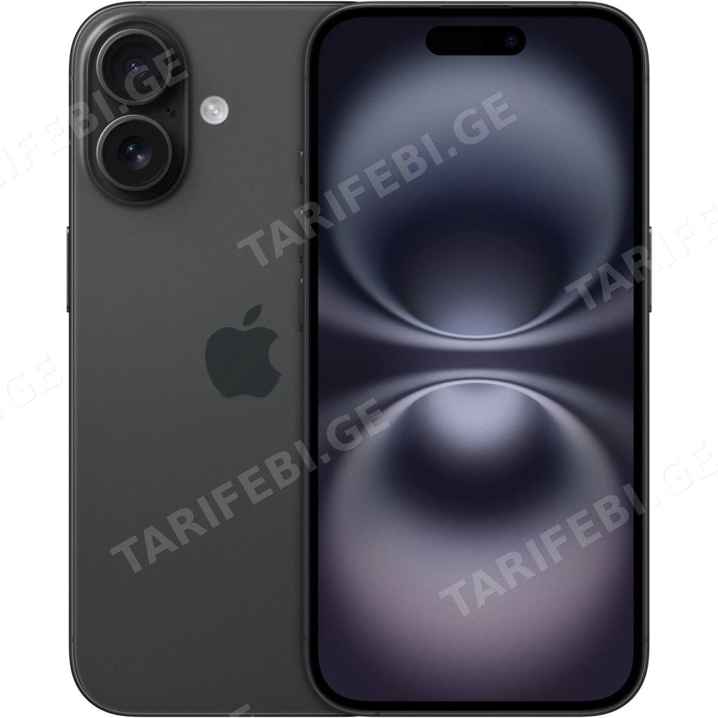 სმარტფონები Apple iPhone 16 128GB Black MYE73HX/A