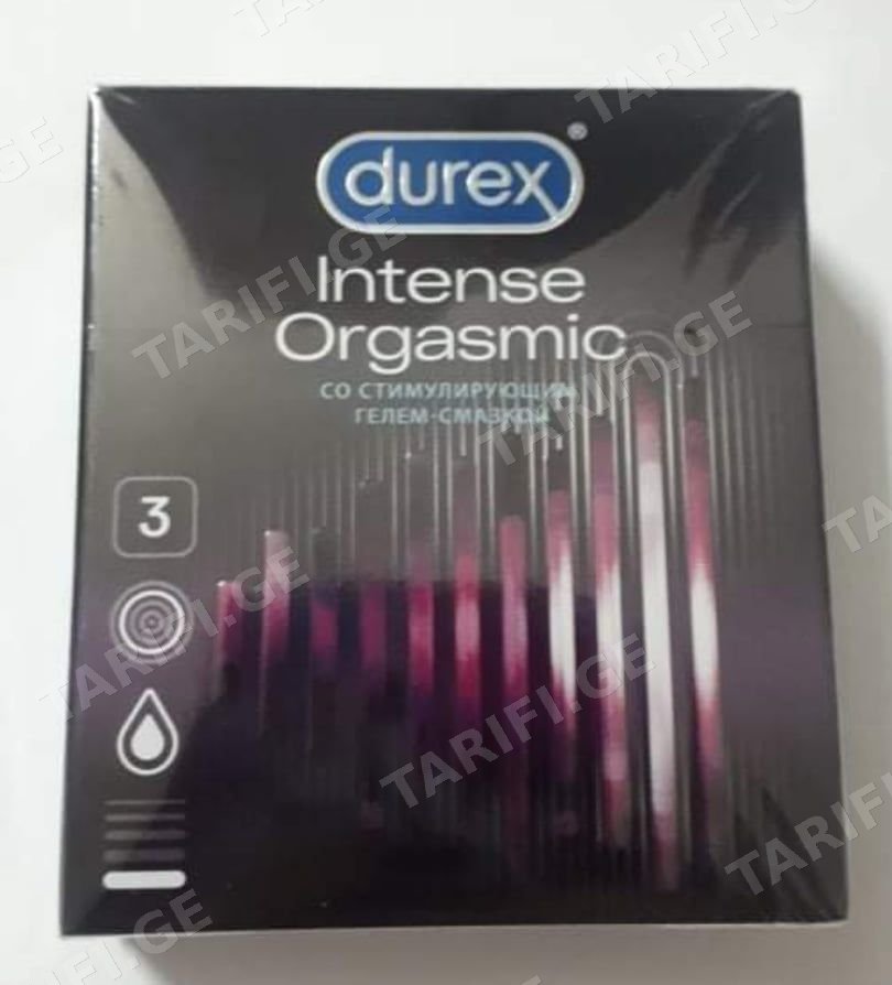დურექსი პრეზერვატივი N3 INTENSE 1872/0041 Condom Durex Intense Orgasmic" #3