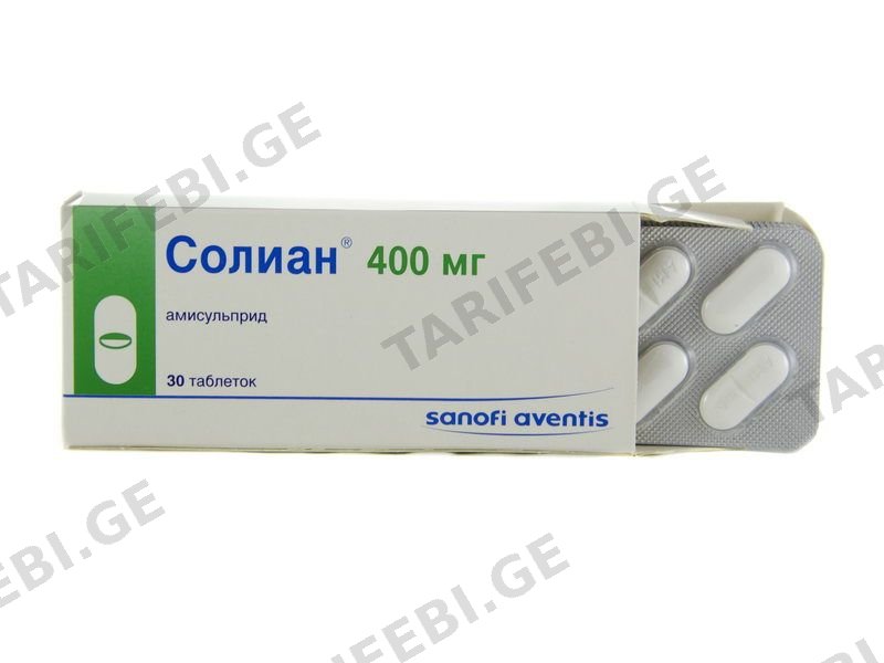 სოლიანი - Solian 400მგ 30 ტაბლეტი