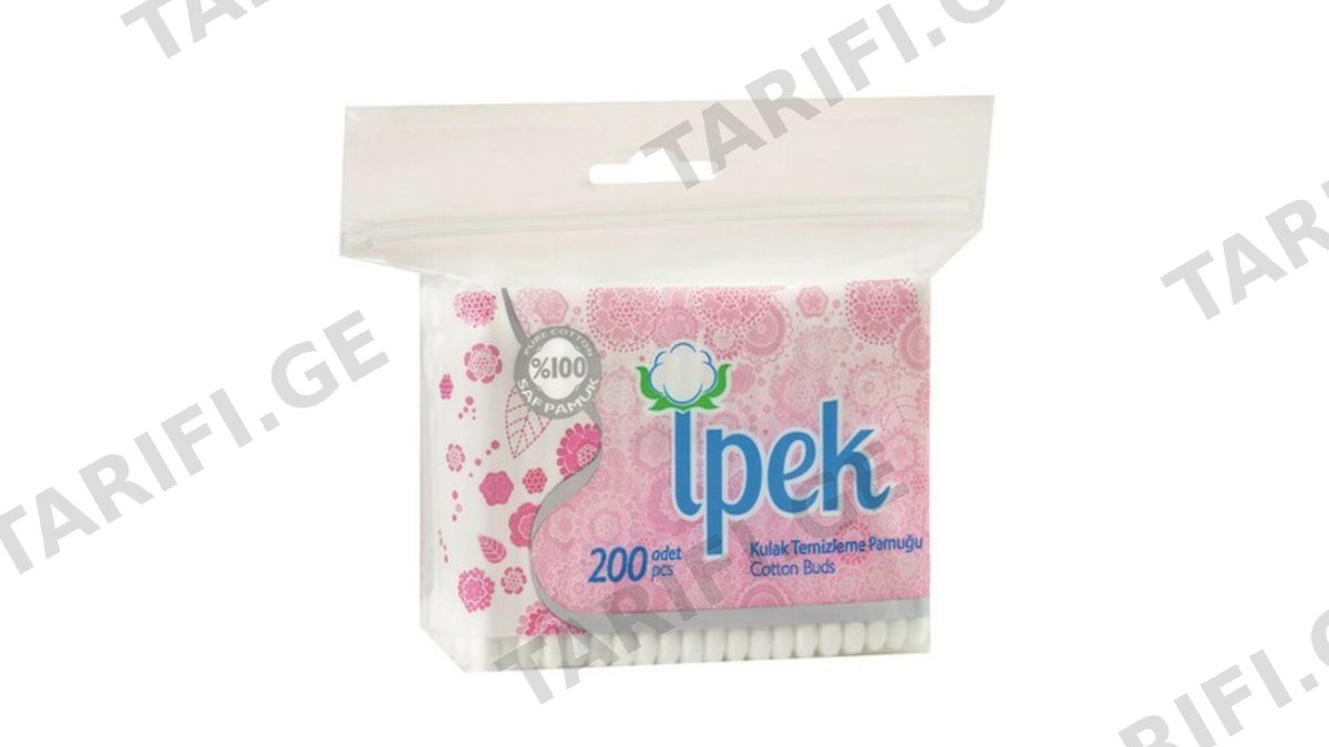 IPEK ბამბის ფირფიტები 200 ც
