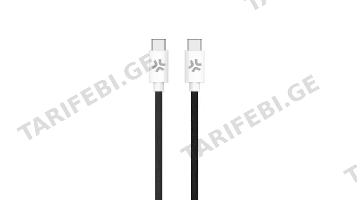 Celly PD USB Type-C cable to USB Type-C (60 W) 1.5M Black