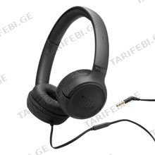 JBL Tune 530 Black სადენიანი ყურსასმენი